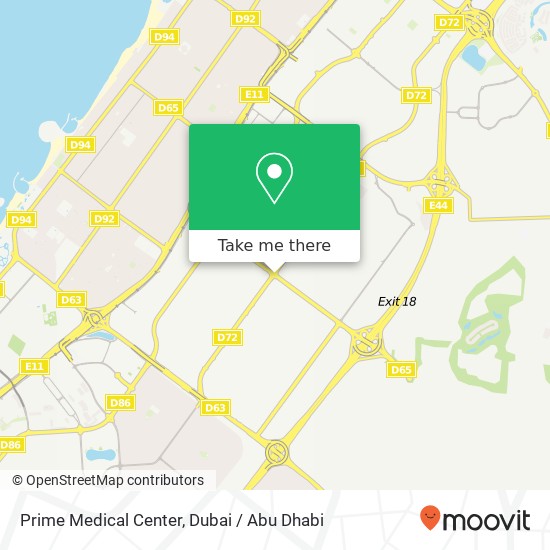 Prime Medical Center map