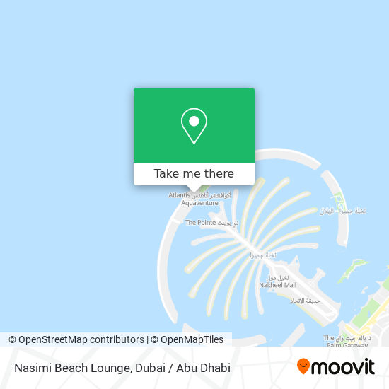 Nasimi Beach Lounge map