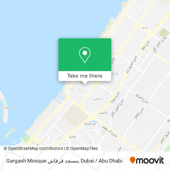 Gargash Mosque مسجد قرقاش map