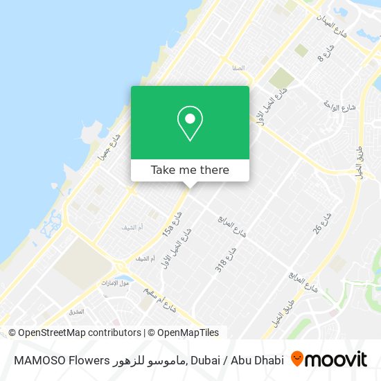 MAMOSO Flowers ماموسو للزهور map