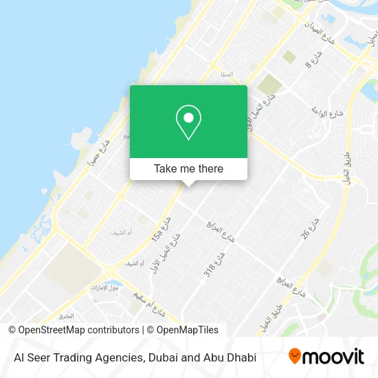Al Seer Trading Agencies map