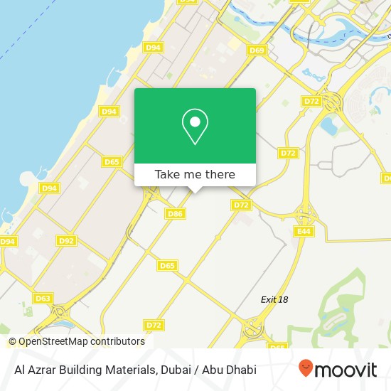 Al Azrar Building Materials map