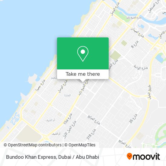 Bundoo Khan Express map