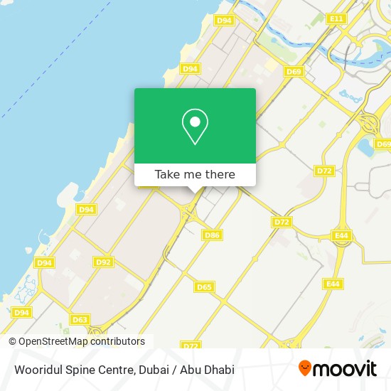 Wooridul Spine Centre map