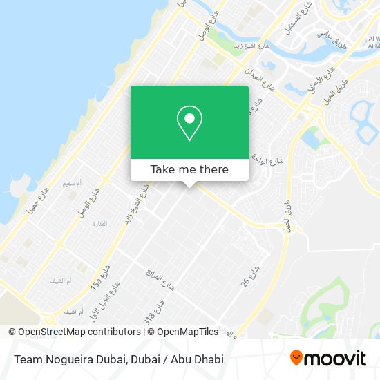 Team Nogueira Dubai map