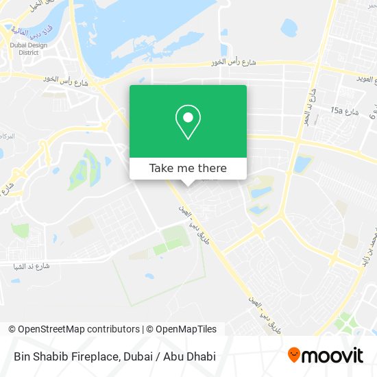 Bin Shabib Fireplace map