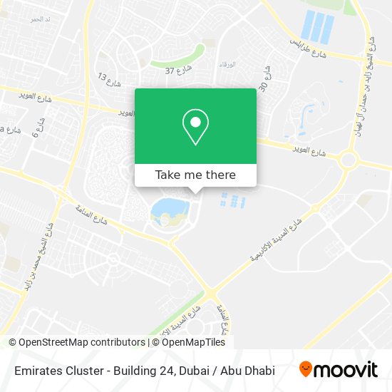 Emirates Cluster - Building 24 map