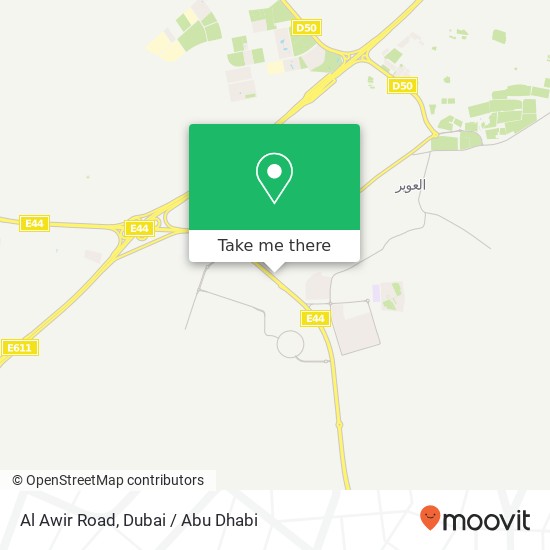 Al Awir Road map