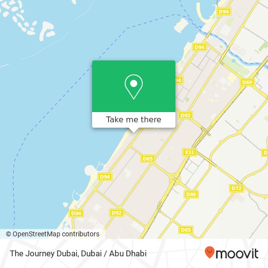 The Journey Dubai map