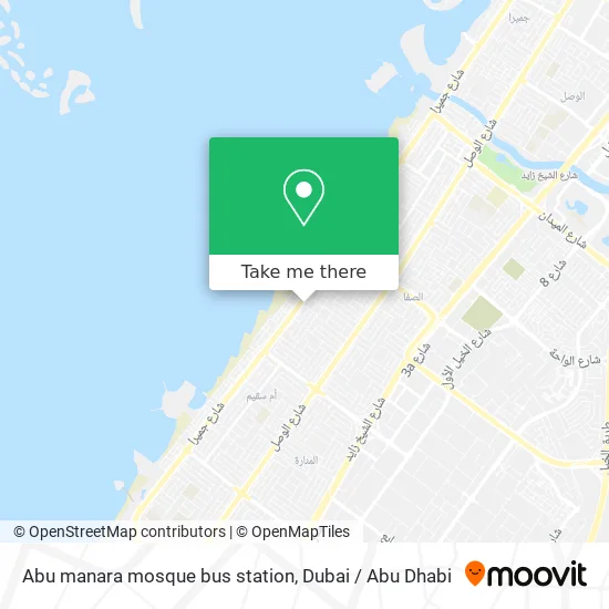 Abu manara mosque bus station map