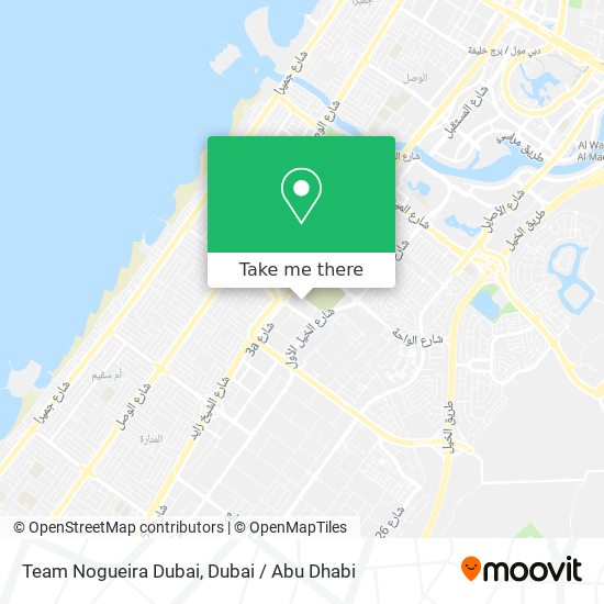 Team Nogueira Dubai map