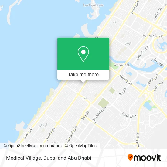 Medical Village map