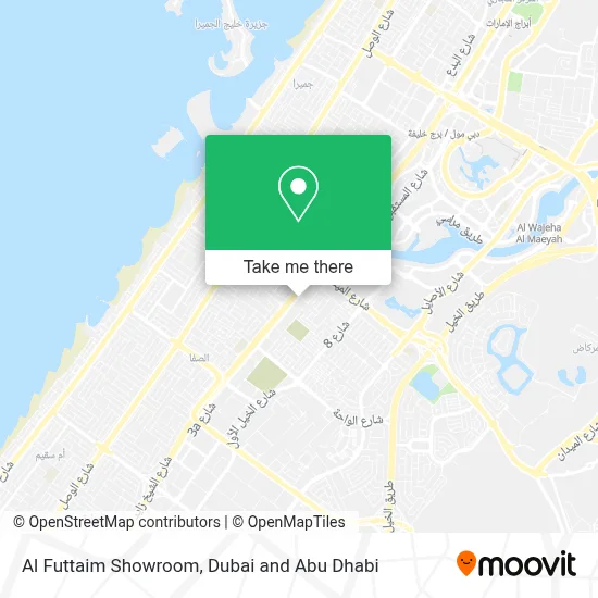 Al Futtaim Showroom map