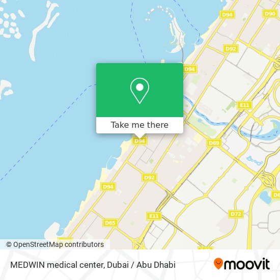 MEDWIN medical center map