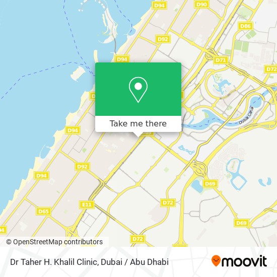 Dr Taher H. Khalil Clinic map