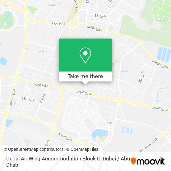 Dubai Air Wing Accommodation Block C map