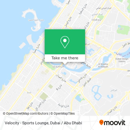 Velocity - Sports Lounge map
