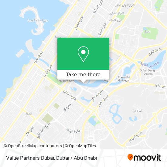Value Partners Dubai map