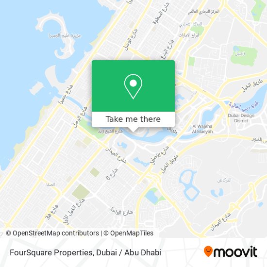 FourSquare Properties map