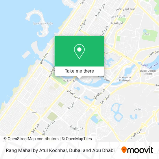 Rang Mahal by Atul Kochhar map