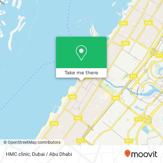 HMC clinic map