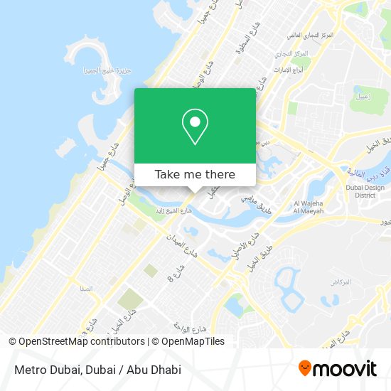 Metro Dubai map