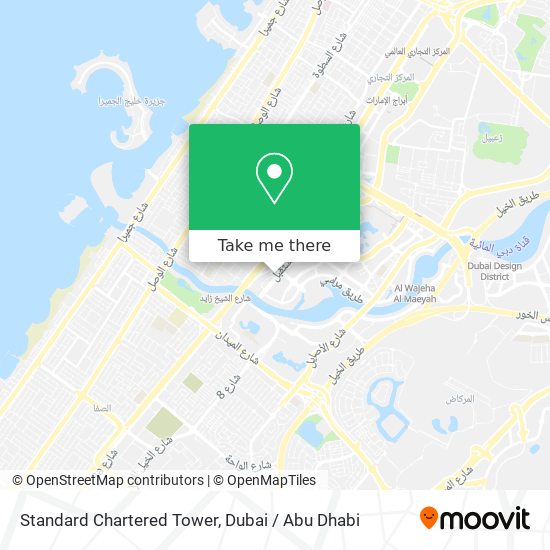 Standard Chartered Tower map