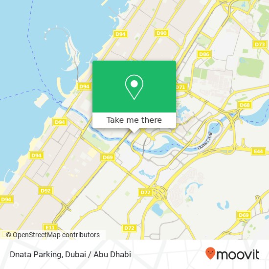 Dnata Parking map