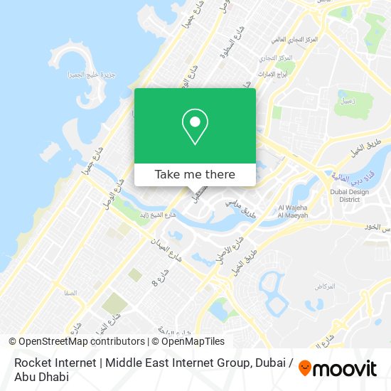 Rocket Internet | Middle East Internet Group map
