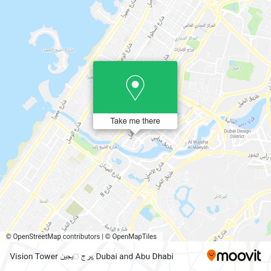 Vision Tower برج ڤيجين map