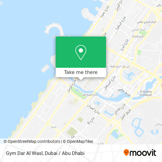 Gym Dar Al Wasl map