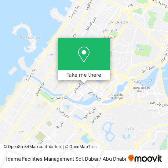 Idama Facilities Management Sol map