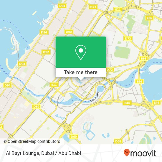 Al Bayt Lounge map