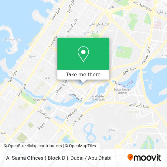 Al Saaha Offices ( Block D ) map