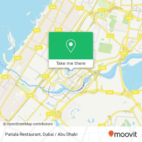 Patiala Restaurant map