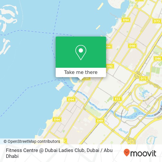 Fitness Centre @ Dubai Ladies Club map