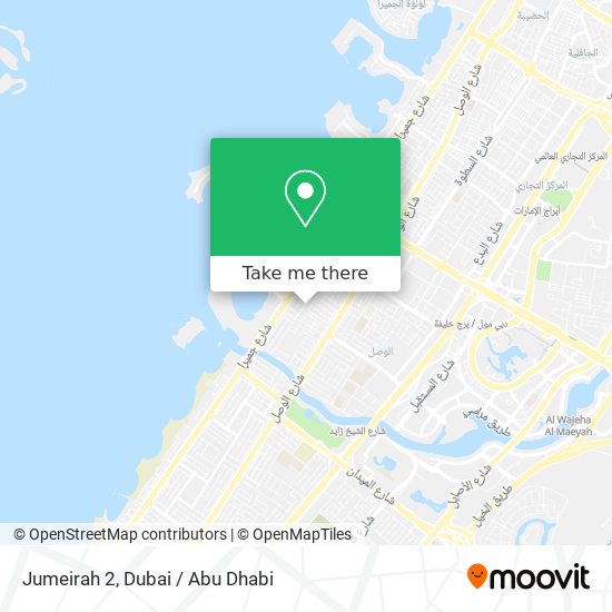 Jumeirah 2 map