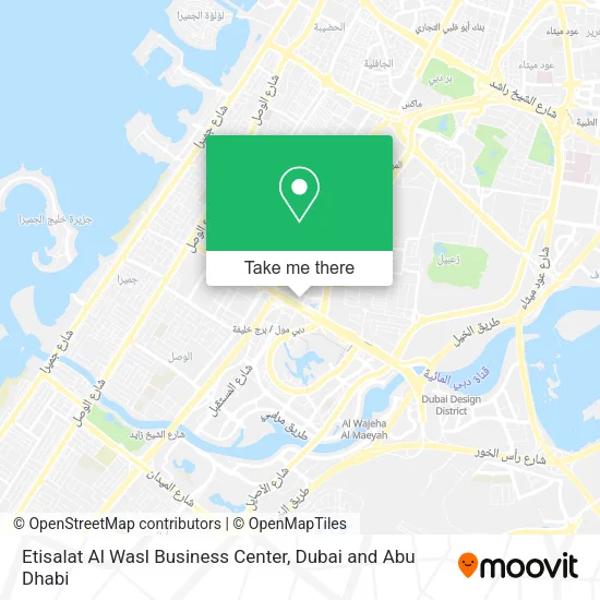 Etisalat Al Wasl Business Center map