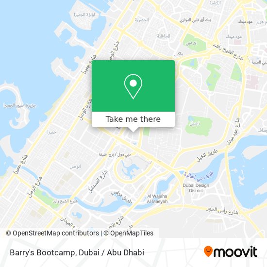 Barry's Bootcamp map