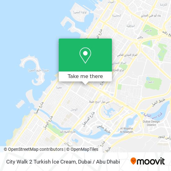 City Walk 2 Turkish İce Cream map