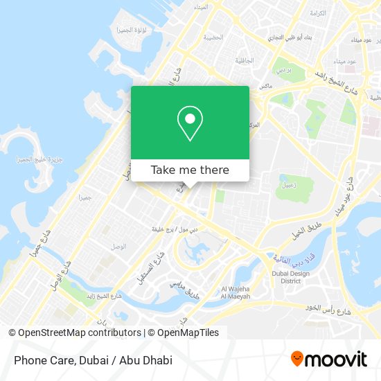 Phone Care map