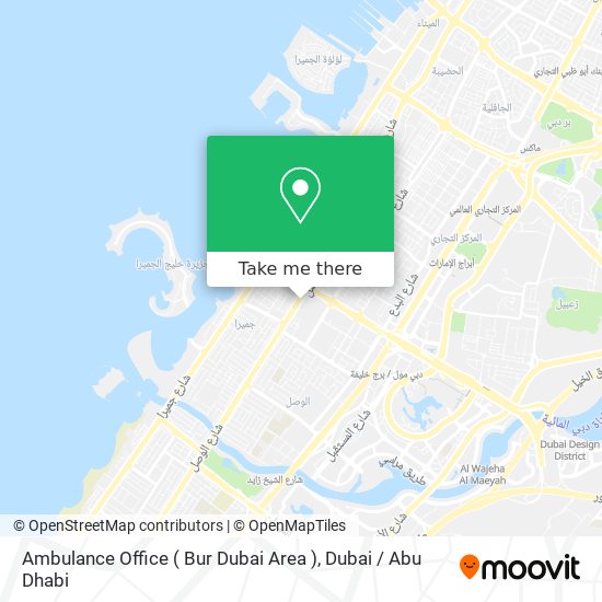 Ambulance Office ( Bur Dubai Area ) map