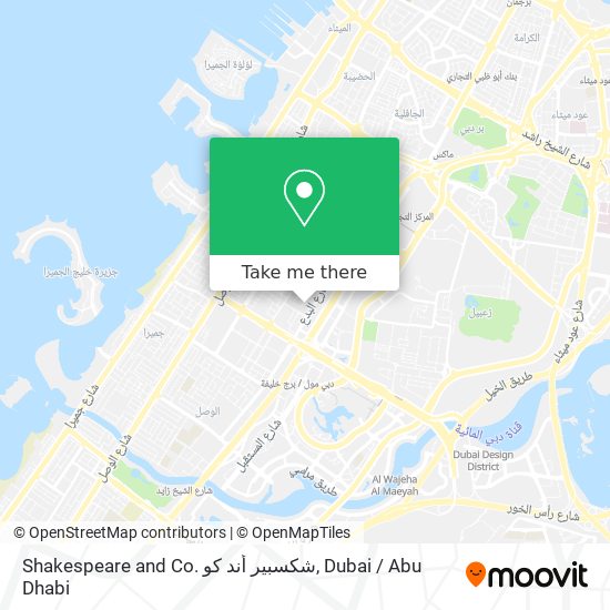 Shakespeare and Co. شكسبير أند كو map