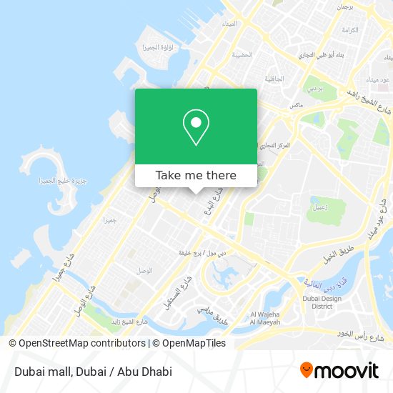 Dubai mall map