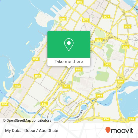 My Dubai map