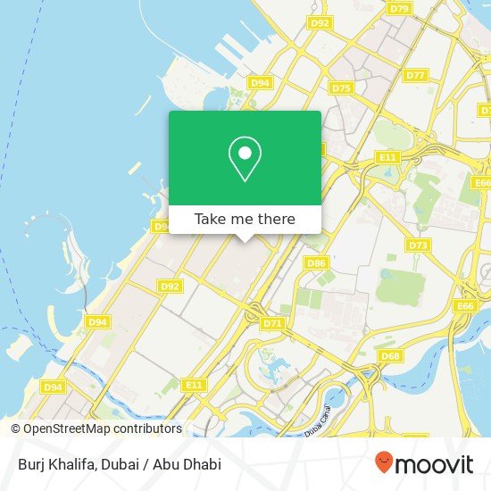 Burj Khalifa map