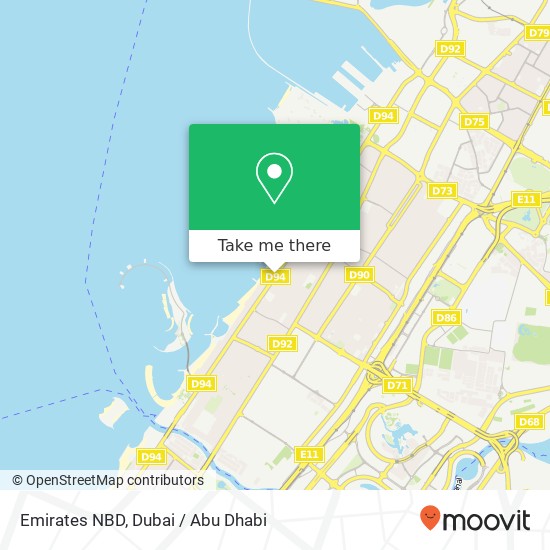 Emirates NBD map