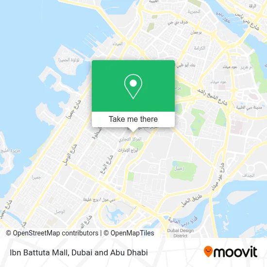 Ibn Battuta Mall map