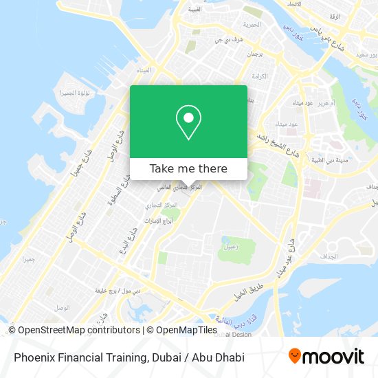 Phoenix Financial Training map