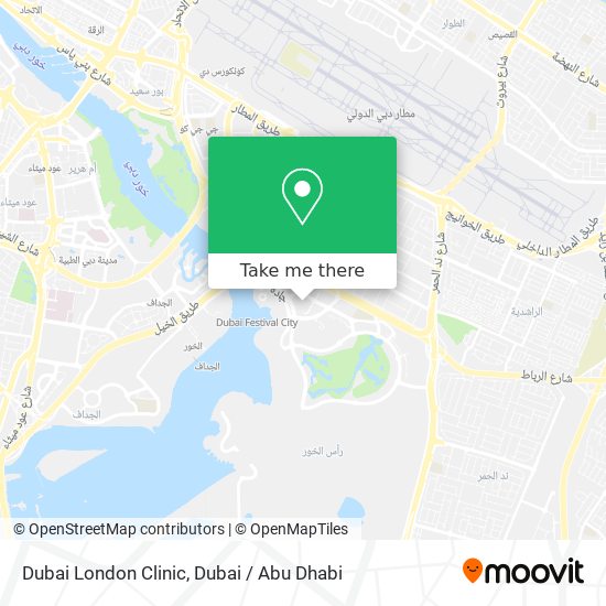 Dubai London Clinic map